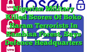 Nigerian Military Killed Scores Of Boko Haram Terrorists In Sambisa Forest, Says Defence Headquarters